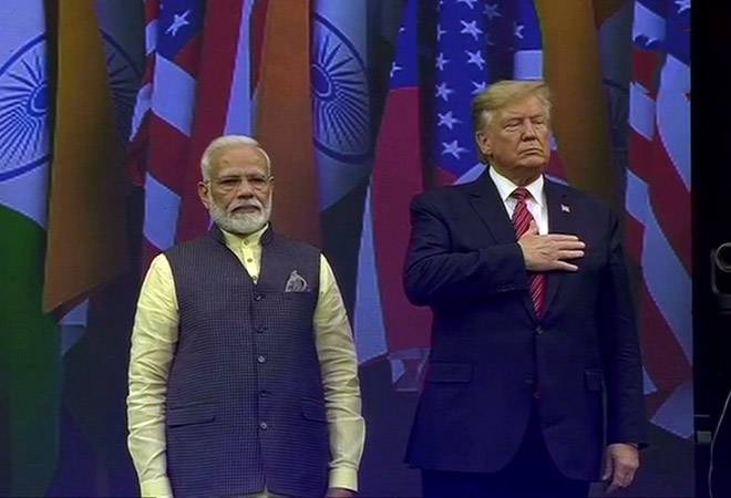 "I admire him (Trump) for his sense of leadership and passion for America," says PM Narendra Modi in Houston. "I admire him (Trump) for his sense of leadership and passion for America," says PM Narendra Modi in Houston.