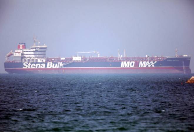 British tanker detained by Iran docked in Dubai