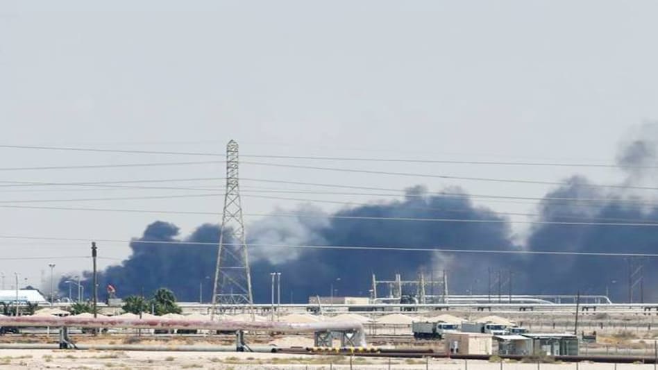 The Huthis claimed responsibility for Saturday's two attacks on Saudi Arabian facilities, which halved oil output in Saudi Arabia. The Huthis claimed responsibility for Saturday's two attacks on Saudi Arabian facilities, which halved oil output in Saudi Arabia.