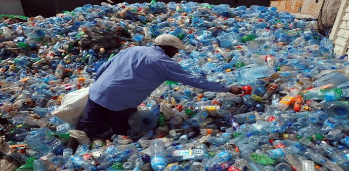 Hiten Bheda, Chairman of the Environment Committee of the All India Plastic Manufacturers Association, says India's plastic industry recorded an annual revenue worth Rs 3.5-lakh crore in FY19. Hiten Bheda, Chairman of the Environment Committee of the All India Plastic Manufacturers Association, says India's plastic industry recorded an annual revenue worth Rs 3.5-lakh crore in FY19.