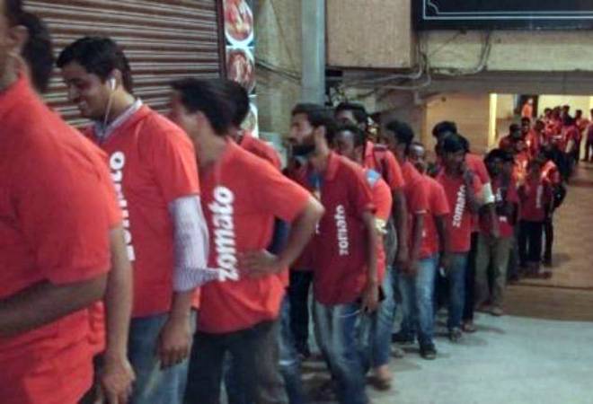 Zomato delivery executives in Mumbai and Bengaluru went on a mass strike on Monday to protest against the restaurant aggregator's decision to slash incentives which gives less money per delivery. Zomato delivery executives in Mumbai and Bengaluru went on a mass strike on Monday to protest against the restaurant aggregator's decision to slash incentives which gives less money per delivery.