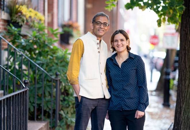 Nobel Laureates Abhijit Banerjee and his wife Esther Duflo. Nobel Laureates Abhijit Banerjee and his wife Esther Duflo.