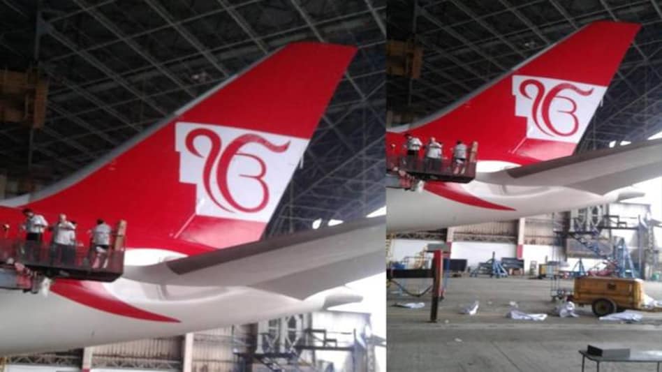 The national carrier has put the religious symbol on its Boeing 787 aircraft which will fly on 31st October from Amritsar at 3 am to Stansted, United Kingdom (UK). The national carrier has put the religious symbol on its Boeing 787 aircraft which will fly on 31st October from Amritsar at 3 am to Stansted, United Kingdom (UK).