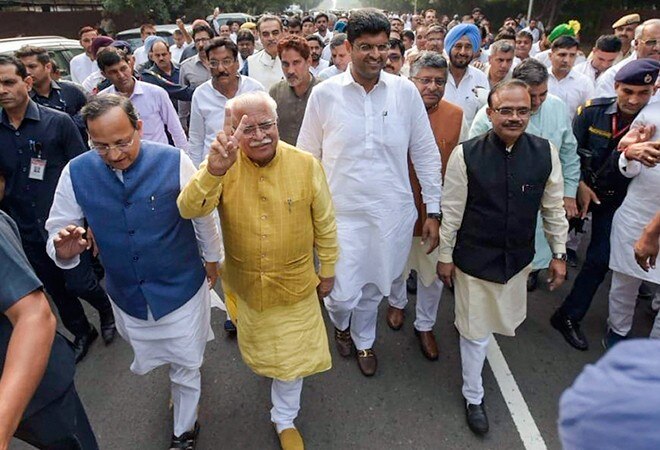 Manohar Lal Khattar to take oath as Haryana CM tomorrow, Dushyant Choutala to be Deputy CM