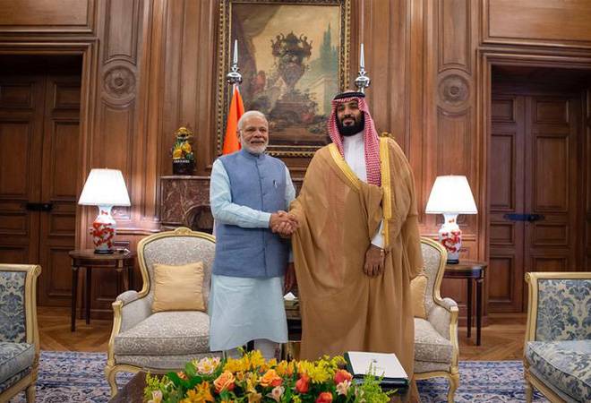 Prime Minister Narendra Modi with Saudi Crown Prince Mohammed bin Salman Prime Minister Narendra Modi with Saudi Crown Prince Mohammed bin Salman
