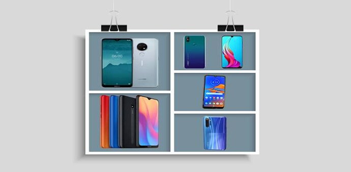 From Xiaomi Redmi 8A to Nokia 7.2, here are popular mid-budget smartphones launched in the last two months.(photo credit:indiatoday) From Xiaomi Redmi 8A to Nokia 7.2, here are popular mid-budget smartphones launched in the last two months.(photo credit:indiatoday)