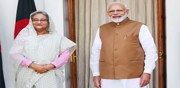 PM Modi meets Sheikh Hasina PM Modi meets Sheikh Hasina