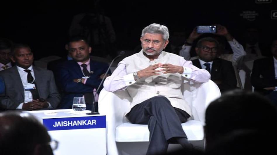 External Affairs Minister S Jaishankar at the World Economic Forum in Delhi External Affairs Minister S Jaishankar at the World Economic Forum in Delhi