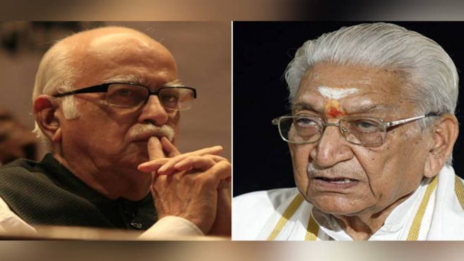 Ashok Singhal and L K Advani Ashok Singhal and L K Advani