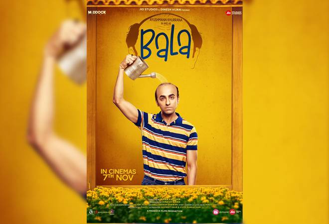 Bala box office collection: Written by Niren Bhatt, Bala tells the story of a young man (played by Ayushmann Khurrana) who is struggling with his receding hairline. Bala box office collection: Written by Niren Bhatt, Bala tells the story of a young man (played by Ayushmann Khurrana) who is struggling with his receding hairline.