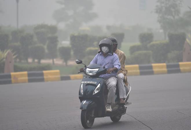 Delhi pollution: With winds gusting up to 20 kilometres per hour dispersing pollutants faster, the visibility level improved to 2,000 metres on Monday. Delhi pollution: With winds gusting up to 20 kilometres per hour dispersing pollutants faster, the visibility level improved to 2,000 metres on Monday.