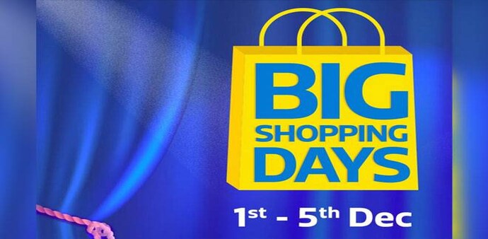 Flipkart Big Shopping Days sale: Flipkart plus member will get four hours early access to the sale at 8 pm on Saturday November 30. Flipkart Big Shopping Days sale: Flipkart plus member will get four hours early access to the sale at 8 pm on Saturday November 30.
