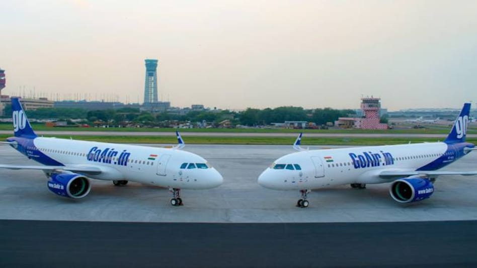 GoAir currently operates over 325 daily flights around the globe. GoAir currently operates over 325 daily flights around the globe.