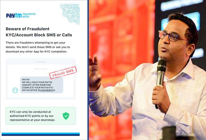 Paytm chief Vijay Shekhar Sharma warns about fraud SMSes Paytm chief Vijay Shekhar Sharma warns about fraud SMSes