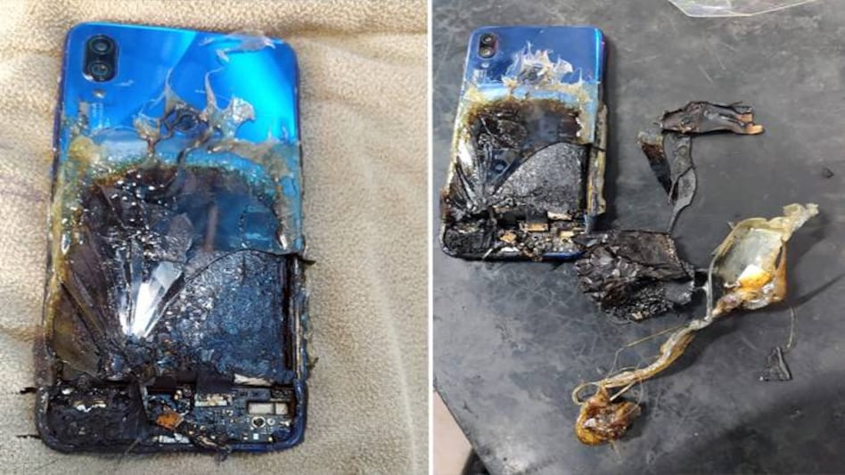 Xiaomi Redmi Note 7S allegedly explodes; company says fire 'customer induced' Xiaomi Redmi Note 7S allegedly explodes; company says fire 'customer induced'