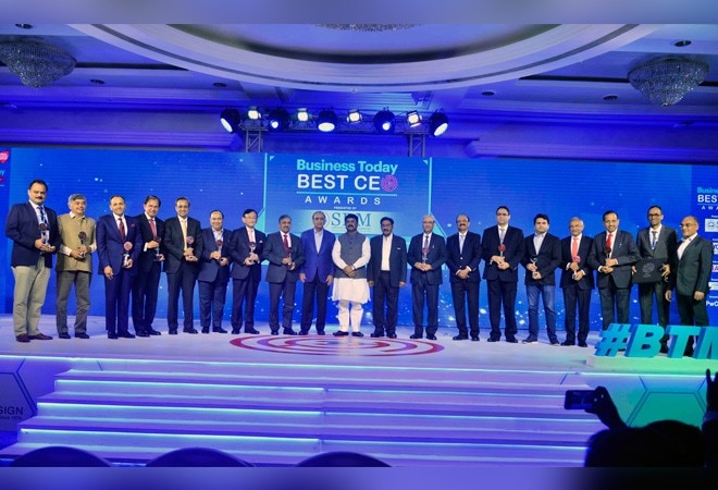 Winners of Best CEO Awards pose for a group photo at BT MindRush Winners of Best CEO Awards pose for a group photo at BT MindRush