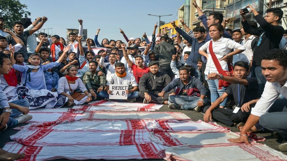 Protest against the Citizenship Amendment Bill have engulfed Assam (Photo credit: PTI) Protest against the Citizenship Amendment Bill have engulfed Assam (Photo credit: PTI)