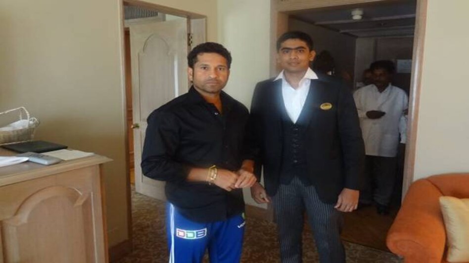 Sachin Tendulkar called the incident a memorable chance encounter Sachin Tendulkar called the incident a memorable chance encounter