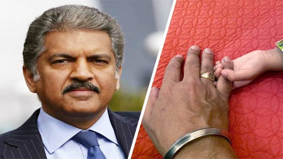 Anand Mahindra shared a picture with his grandson Anand Mahindra shared a picture with his grandson