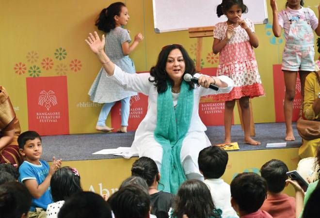 Rohini Nilekani, co-founder of a non-profit publisher Pratham Books Rohini Nilekani, co-founder of a non-profit publisher Pratham Books