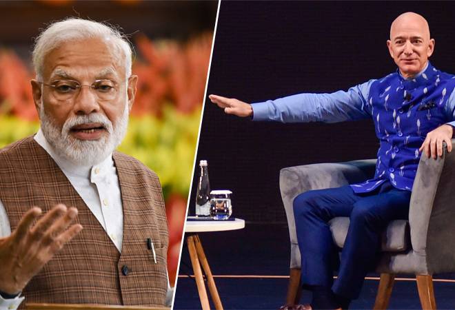 PM Narendra Modi did not meet Amazon CEO Jeff Bezos PM Narendra Modi did not meet Amazon CEO Jeff Bezos