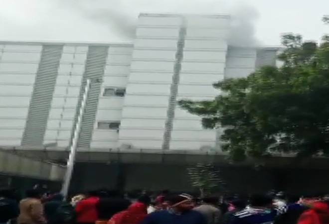 Fire breaks out at Noida's ESIC Hospital; rescue operations underway