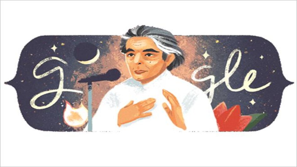 Google Doodle: Today's Google doodle celebrates the famous songwriter Kaifi Azmi Google Doodle: Today's Google doodle celebrates the famous songwriter Kaifi Azmi