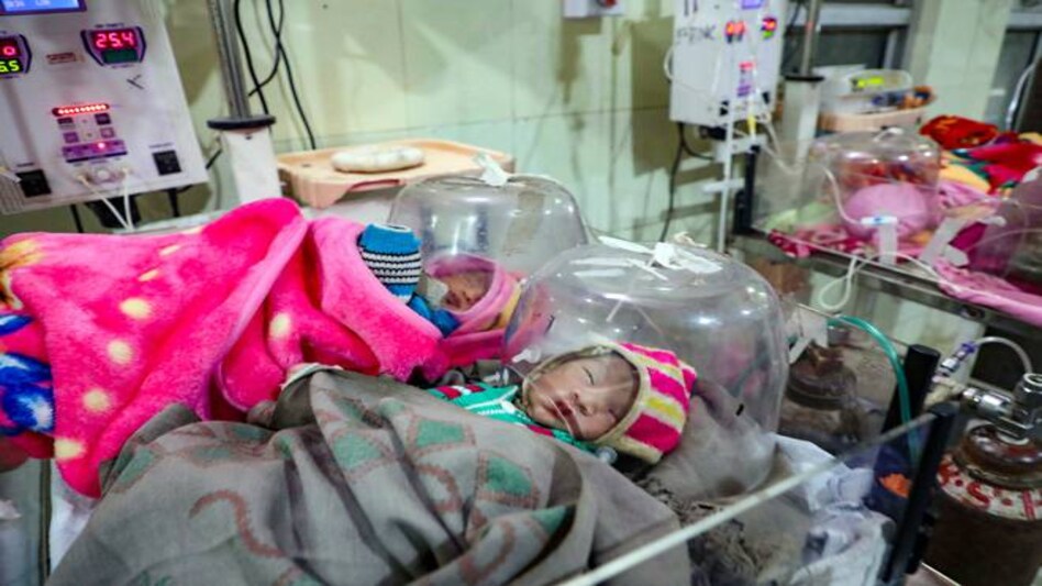 Kota infants death: Infants undergo treatment at the JK Lone hospital, in Kota district (PTI). Kota infants death: Infants undergo treatment at the JK Lone hospital, in Kota district (PTI).