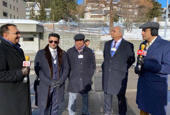 Indian industrialists at the ongoing 50th annual meeting of the World Economic Forum (WEF) in Davos Indian industrialists at the ongoing 50th annual meeting of the World Economic Forum (WEF) in Davos
