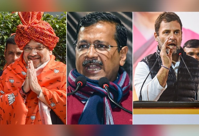 Delhi Assembly elections: It's going to be three-way contest between BJP, AAP and Congress Delhi Assembly elections: It's going to be three-way contest between BJP, AAP and Congress