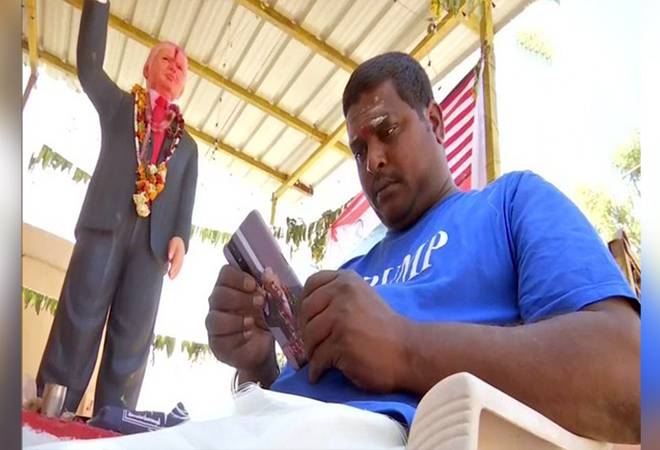 Trump's diehard fan Bussa Krishna Trump's diehard fan Bussa Krishna