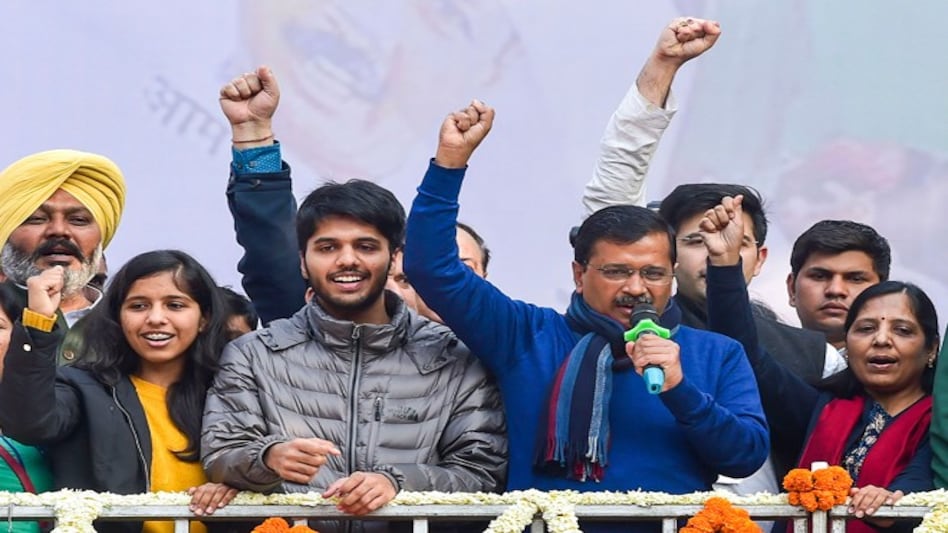 Delhi Election Results: Arvind Kejriwal-led AAP crushed BJP, Congress in Delhi Delhi Election Results: Arvind Kejriwal-led AAP crushed BJP, Congress in Delhi