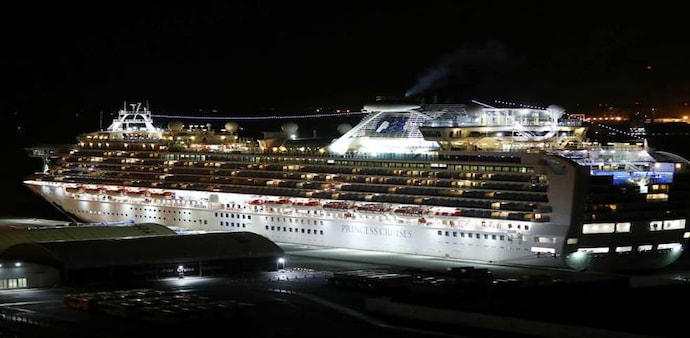 A total of 138 Indians, including 132 crew and 6 passengers, were among the 3,711 people, on board the ship when it docked (Photo: Reuters) A total of 138 Indians, including 132 crew and 6 passengers, were among the 3,711 people, on board the ship when it docked (Photo: Reuters)
