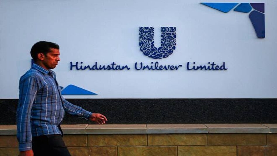 HUL shares were trading 5.40 per cent higher at Rs 2,187 per cent on the NSE HUL shares were trading 5.40 per cent higher at Rs 2,187 per cent on the NSE