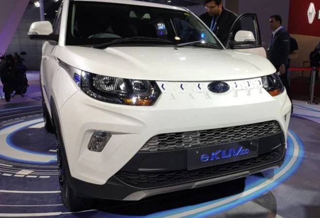 Auto expo: Mahindra & Mahindra launched the eKUV100 at Auto Expo 2020 on Wednesday Auto expo: Mahindra & Mahindra launched the eKUV100 at Auto Expo 2020 on Wednesday