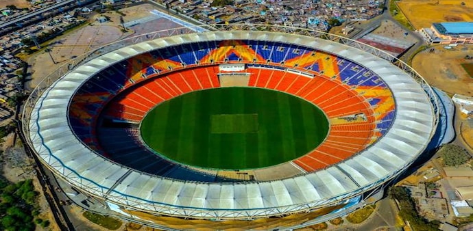 The Sardar Patel Stadium in Motera is built for Rs 700 crore and has a seating capacity of 1,10,000 The Sardar Patel Stadium in Motera is built for Rs 700 crore and has a seating capacity of 1,10,000