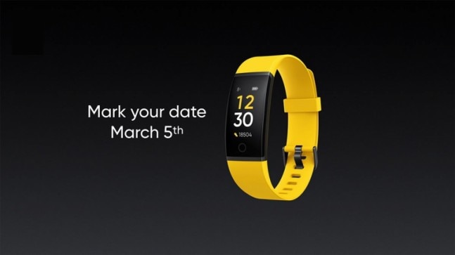 Realme to launch Realme Band on March 5, smartwatch also in the works