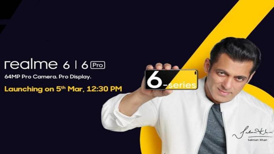 Salman Khan with Realme 6 Salman Khan with Realme 6