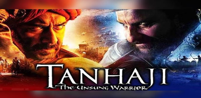Ajay Devgn and Saif Ali Khan in Tanhaji Ajay Devgn and Saif Ali Khan in Tanhaji