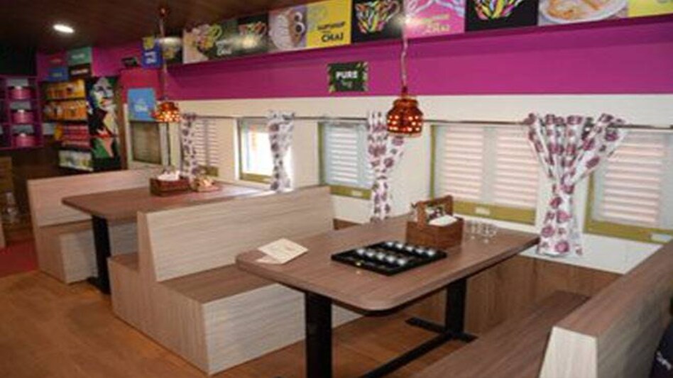 The Restaurant On Wheels was developed by furbishing two over-aged MEMU coaches The Restaurant On Wheels was developed by furbishing two over-aged MEMU coaches