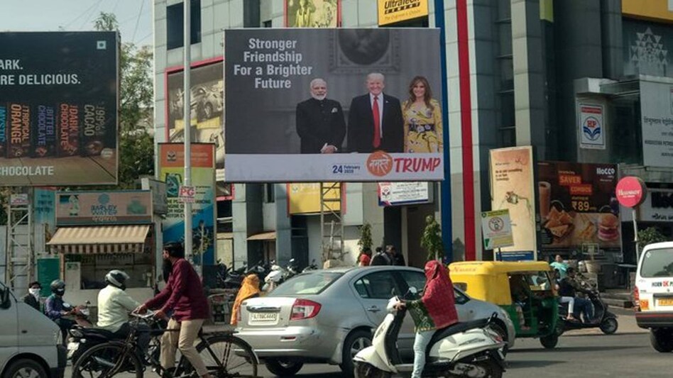 Donald Trump's Air Force One flight will land at Ahmedabad's Sardar Vallabhbhai Patel International Airport around noon on February 24. Donald Trump's Air Force One flight will land at Ahmedabad's Sardar Vallabhbhai Patel International Airport around noon on February 24.