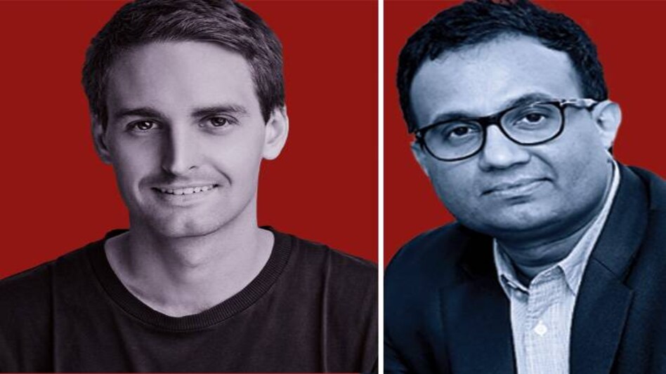 Evan Spiegel and Ajit Mohan Evan Spiegel and Ajit Mohan
