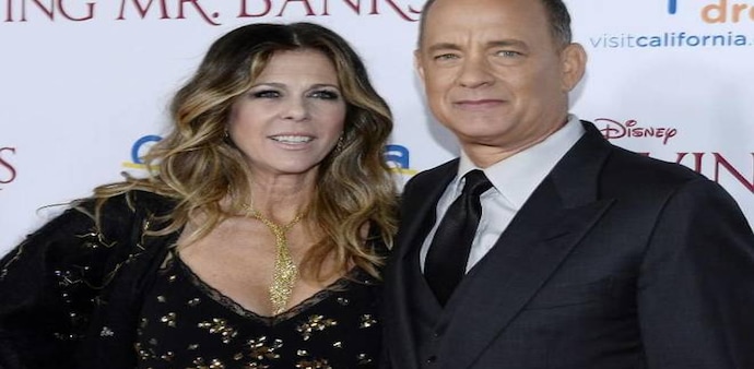 Oscar-winning actor Tom Hanks and his wife, actress Rita Wilson (Image Source: Reuters) Oscar-winning actor Tom Hanks and his wife, actress Rita Wilson (Image Source: Reuters)