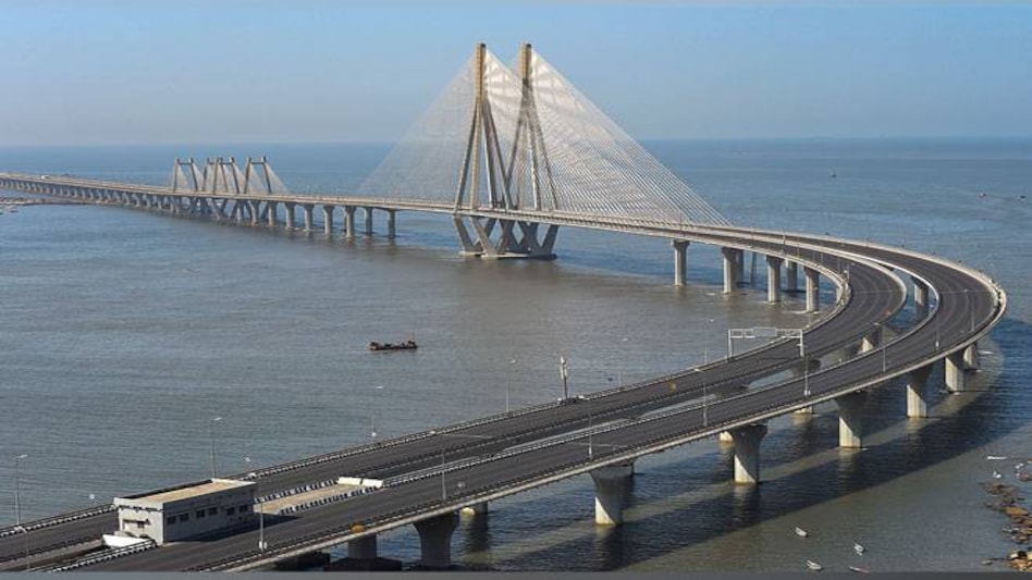 An empty Bandra-Worli Sea Link in Mumbai An empty Bandra-Worli Sea Link in Mumbai