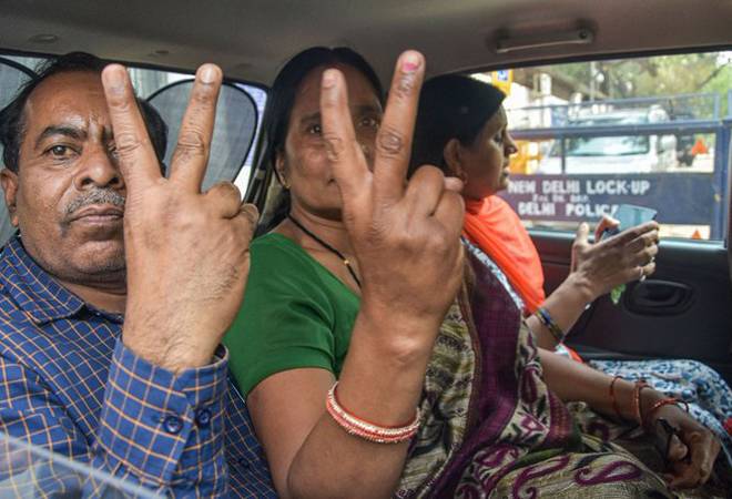 Nirbhaya's parents Nirbhaya's parents