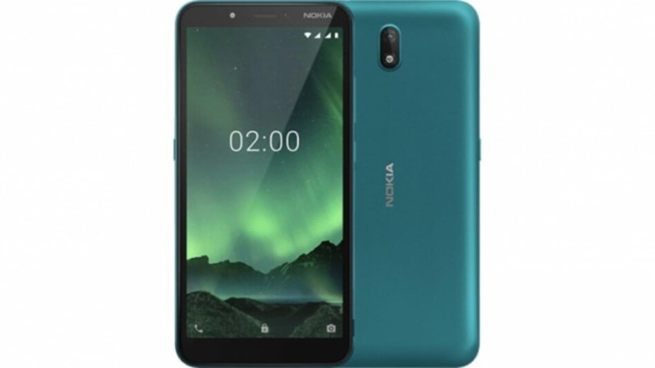 Nokia C2 in Cyan colour Nokia C2 in Cyan colour