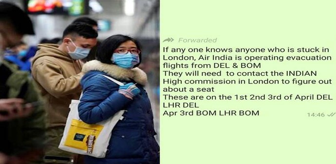 Coronavirus news: Indian High Commision busts fake news Coronavirus news: Indian High Commision busts fake news