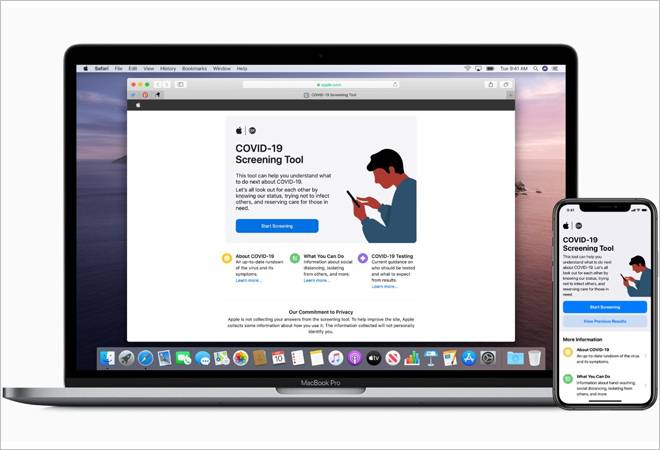Apple launches app, website for COVID-19 screening