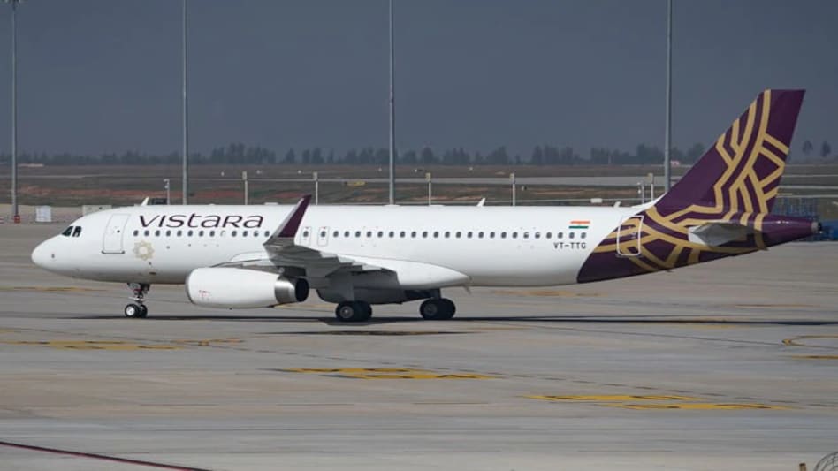 Vistara is a 51 per cent and 49 per cent joint venture between Tata Sons and Singapore Airlines, respectively Vistara is a 51 per cent and 49 per cent joint venture between Tata Sons and Singapore Airlines, respectively