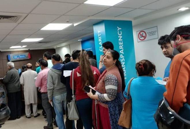 RBI placed cash withdrawal limit worth Rs 50,000 on YES Bank customers on Thursday RBI placed cash withdrawal limit worth Rs 50,000 on YES Bank customers on Thursday